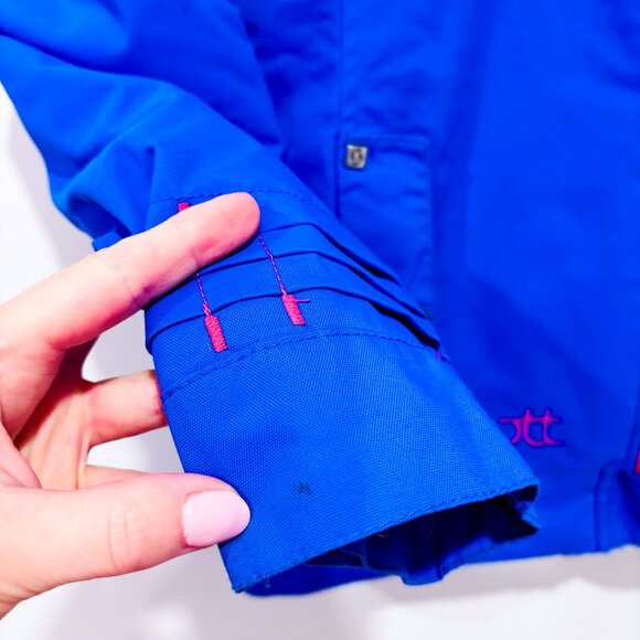 SCOTT Blue Pink Winter Ski Jacket Warm Insulated Coat | X-Small * - Picture 7 of 13